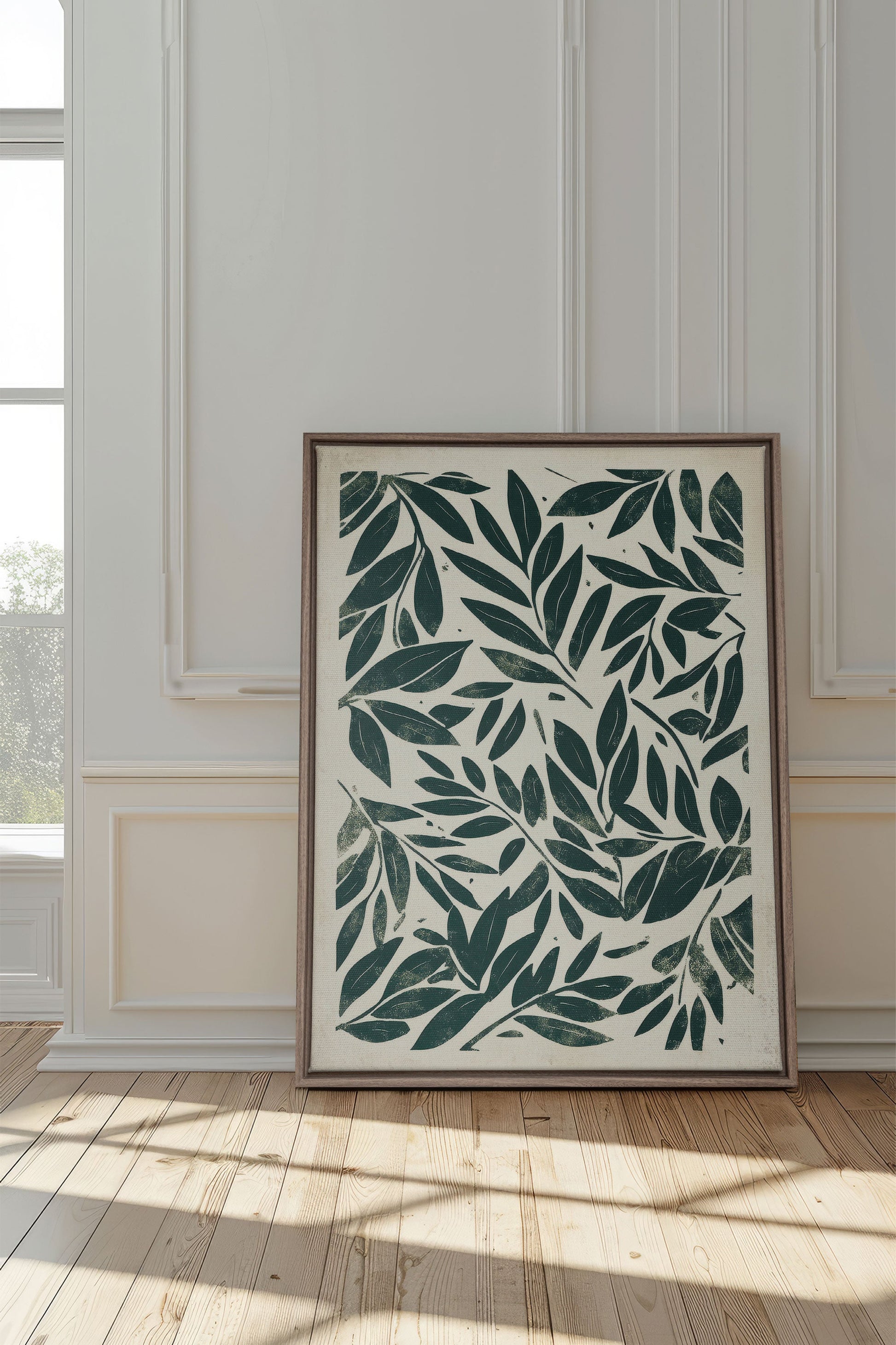 HERITAGE GREENERY, Stretched Canvas Artwork