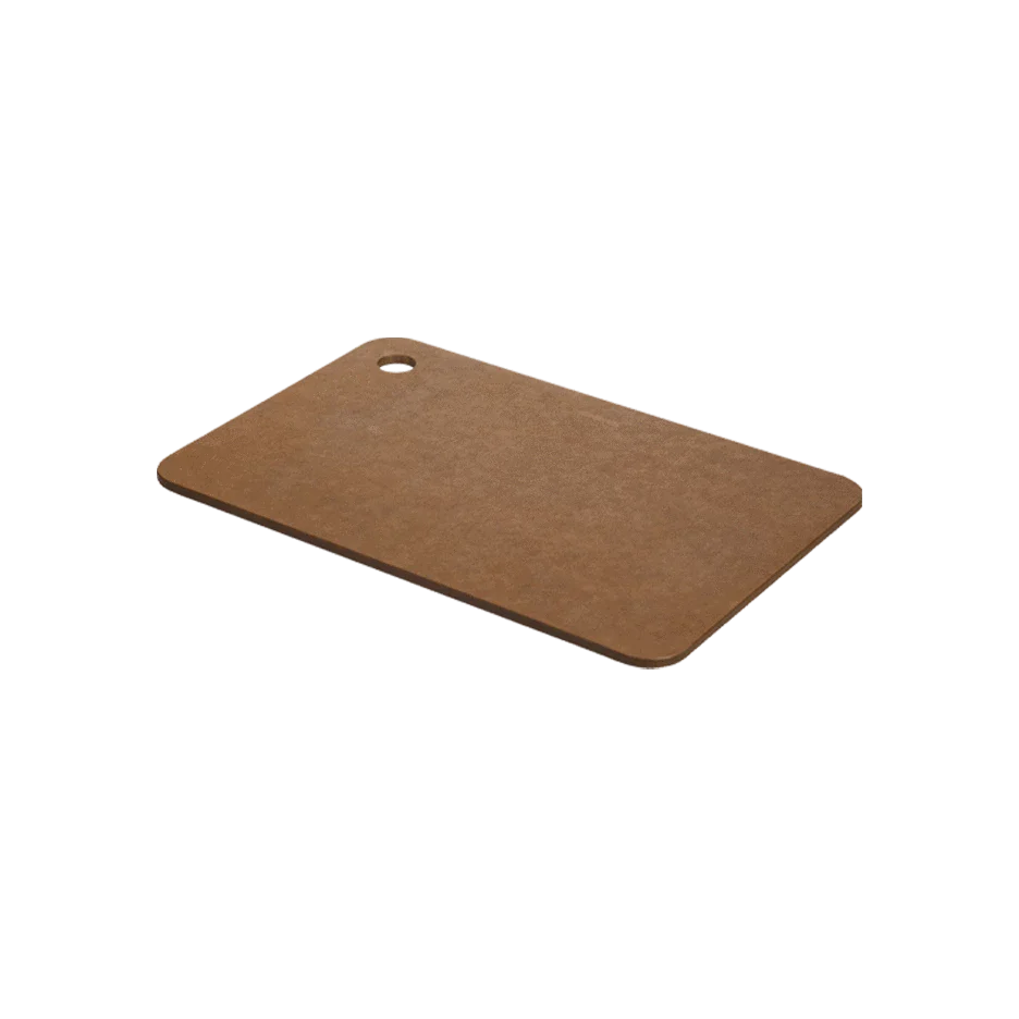Combekk | Planche à découper en papier recyclé 20x30 cm brune | Fabriquée en Hollande