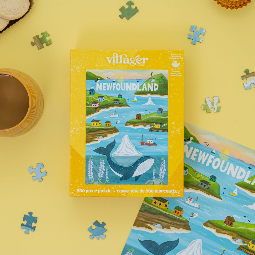 Newfoundland Sites | 500-Piece Puzzle for Adults | Designed in Canada by Denise Foley