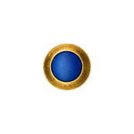 Elan ; tige, bleu marine, or, 15 mm