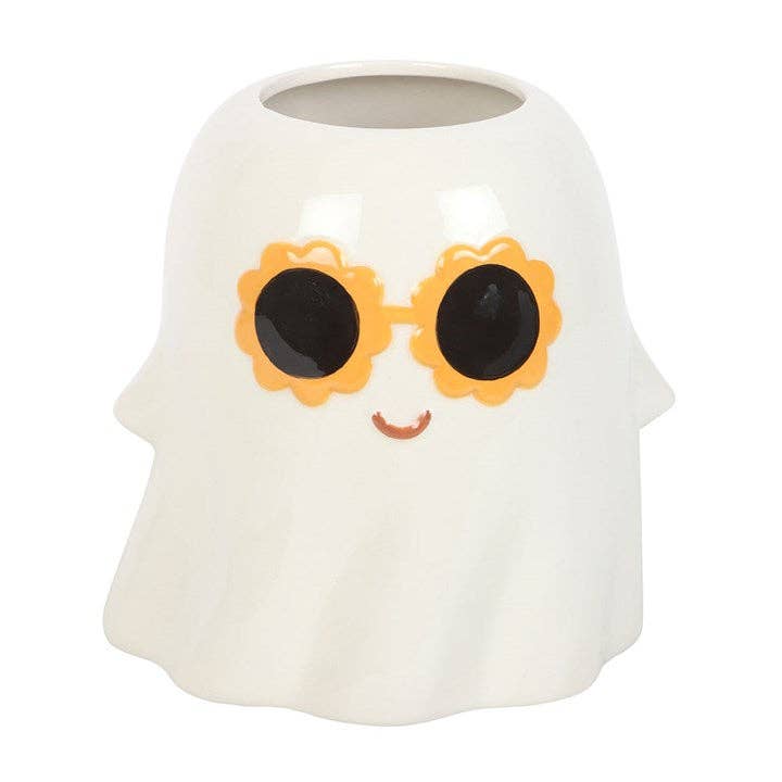 Groovy Ghost Halloween Large Vase
