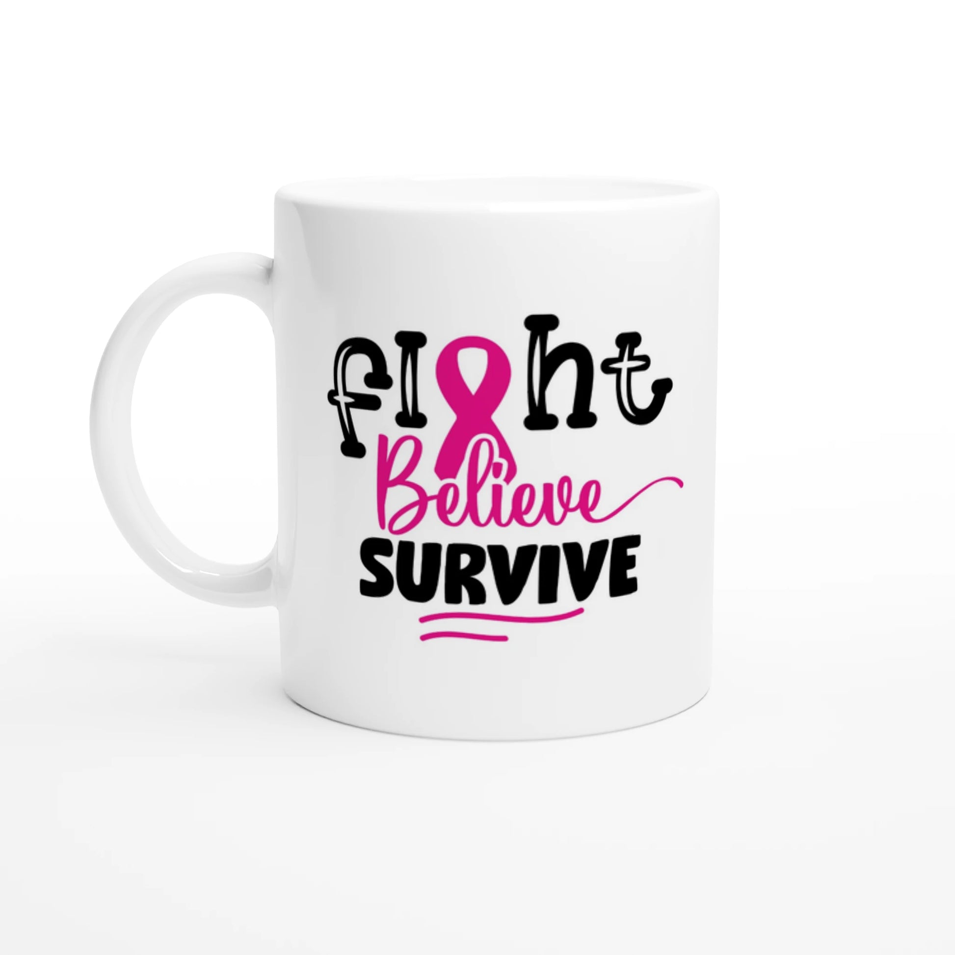 Tasse « Combattre, croire, survivre »