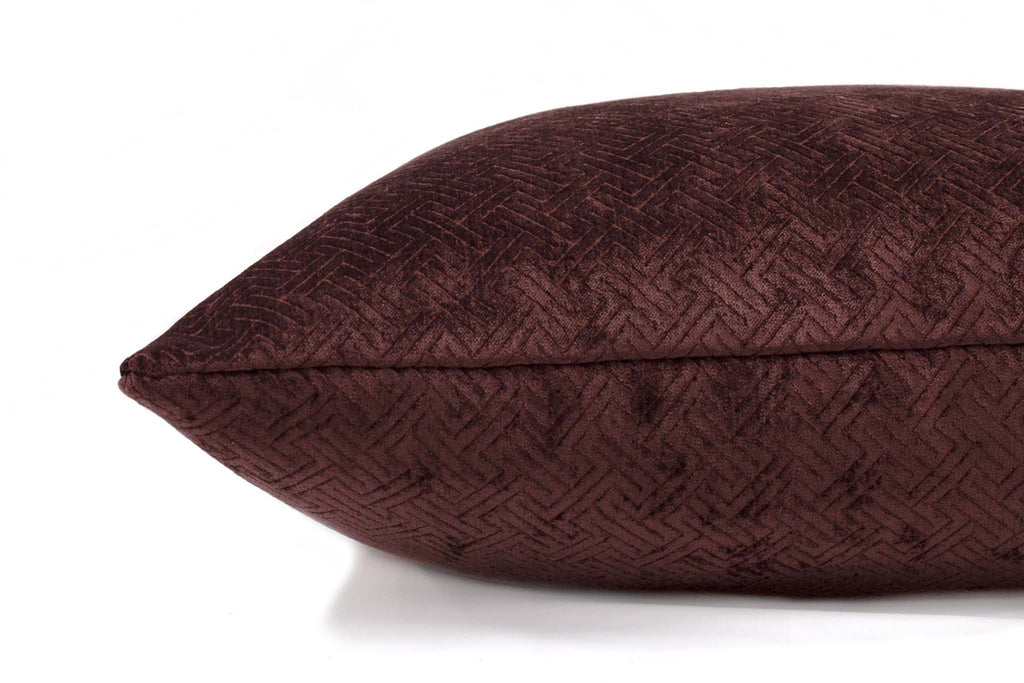 Housse de coussin en chenille quartz