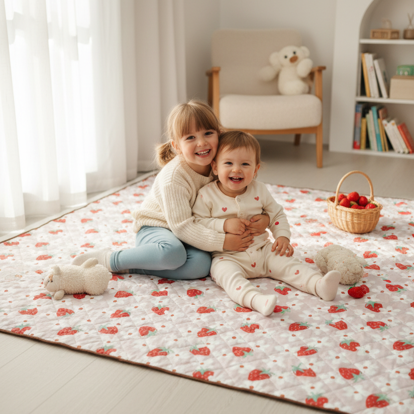 Beach & Games Tablecloth - Strawberries