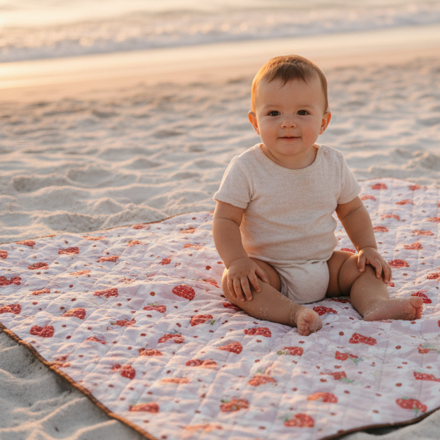 Beach & Games Tablecloth - Strawberries