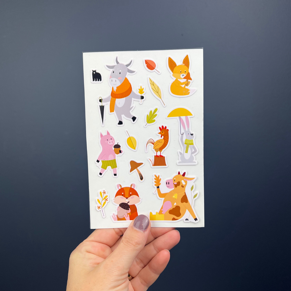 Fall Farm Animals