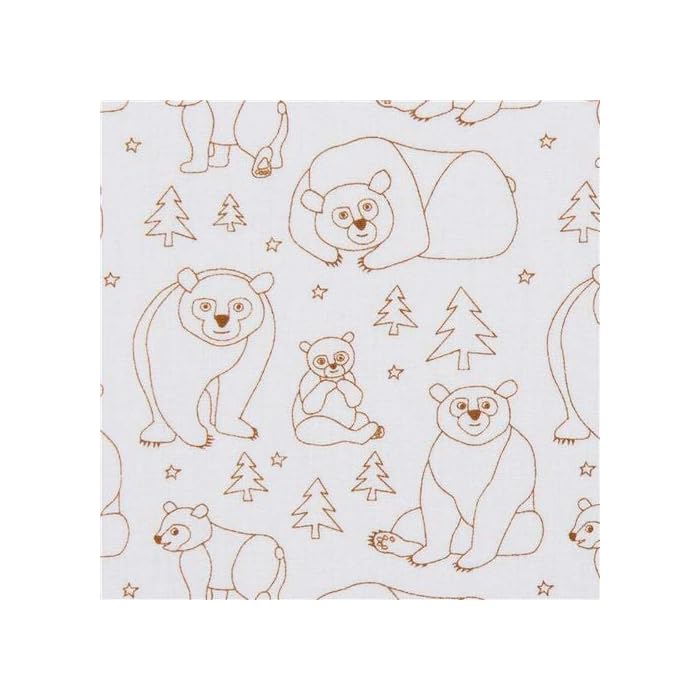 Andover - Beary Happy - Eric Carle - Ours brun sur fond blanc