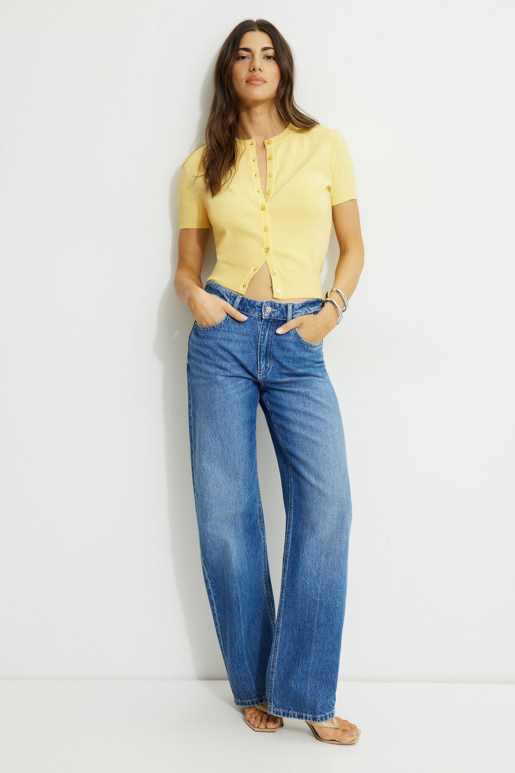 Cardigan à manches courtes Becca