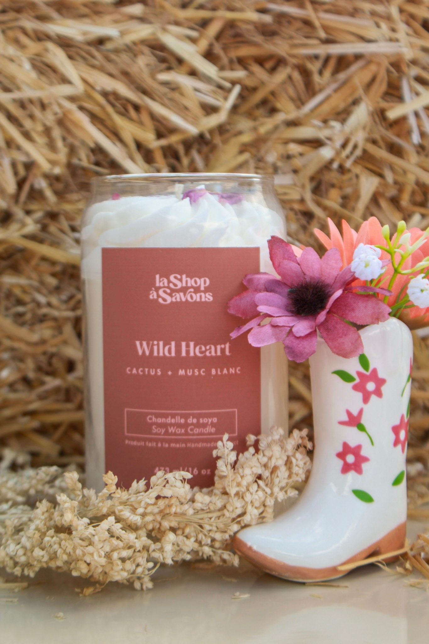 16 oz Soy Candle - Wild Heart
