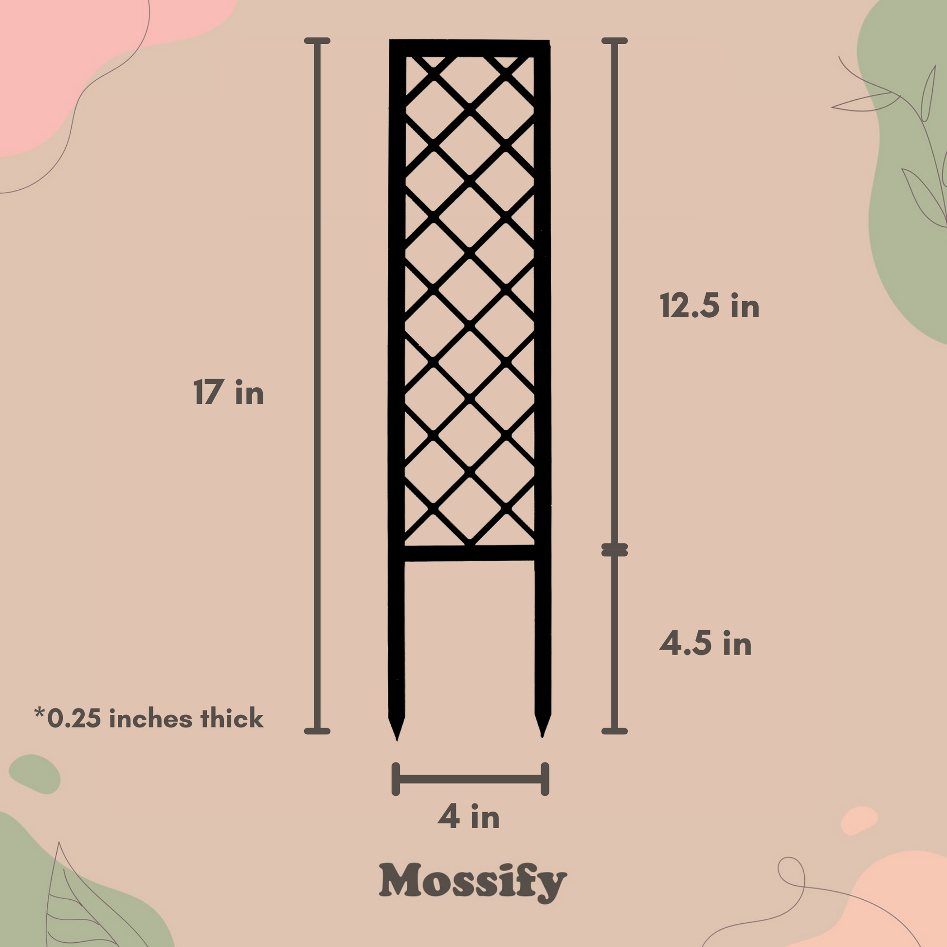 Cross-Hatch Wooden Trellis