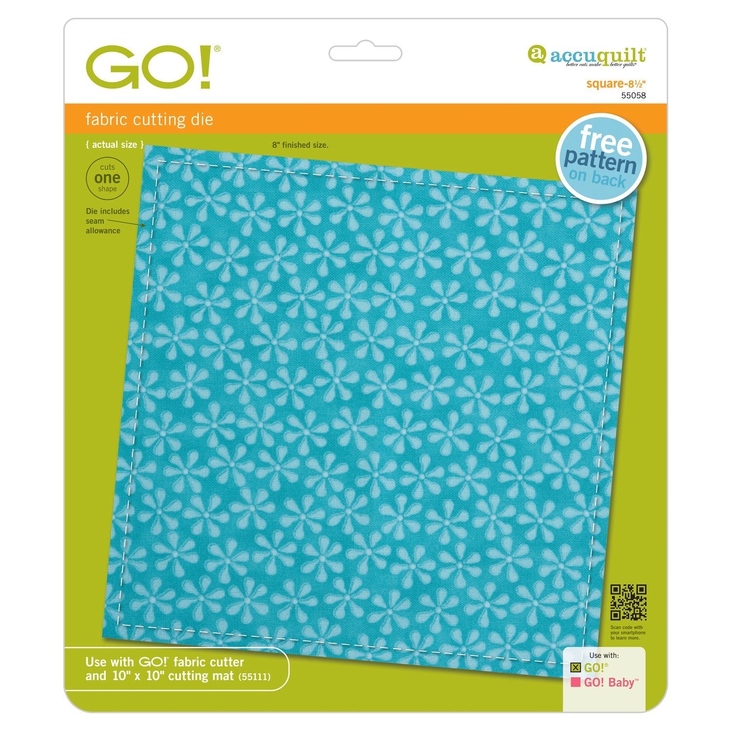 GO! Carré - 8 1/2" (8" fini)
