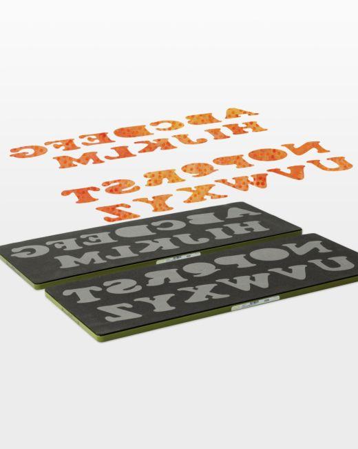 GO ! Jeu de 2 dés à jouer Alphabet majuscules sans souci