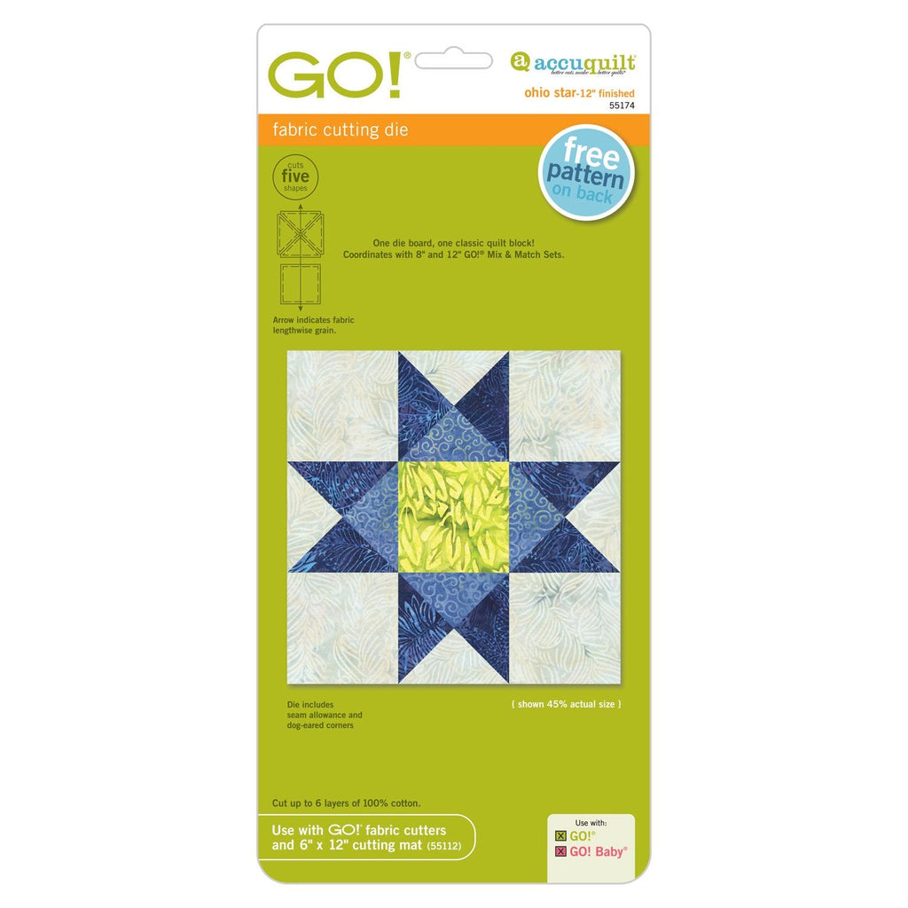 GO! Ohio Star-12" terminé