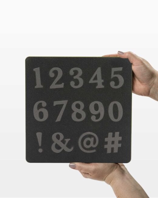 GO! Matrice classique 2" Chiffres et symboles