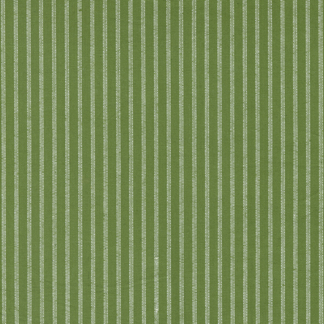Merry Little Christmas Wovens; Stripes - Light Green, 1/4 yard