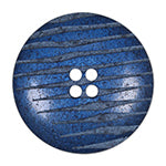 Elan ; Bouton 4 trous, bleu, 18 mm