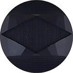 Elan ; Bouton à tige, bleu marine, 20 mm