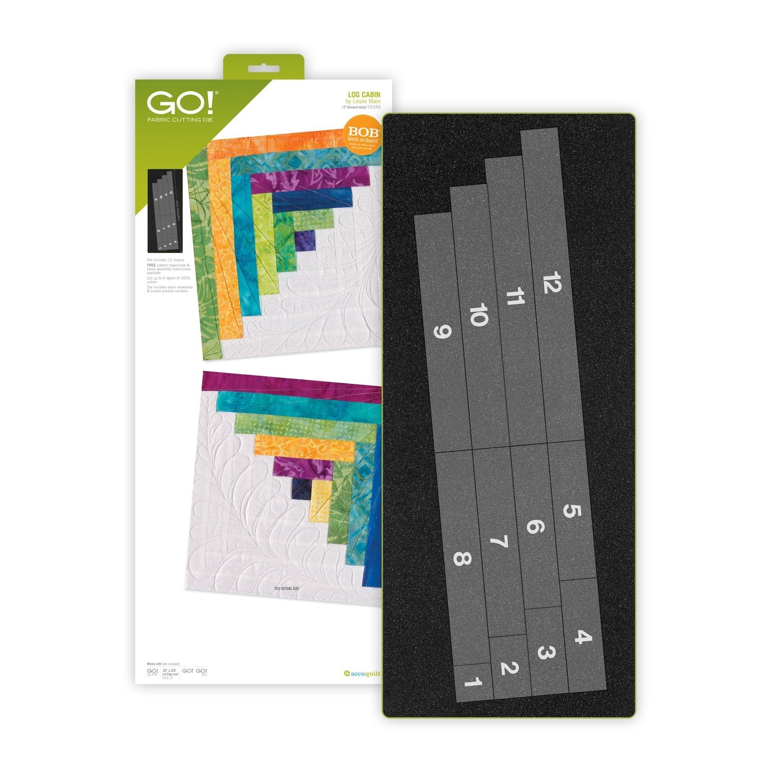 GO! Cabane en rondins de 30 cm (12 po) réalisée par Leslie Main