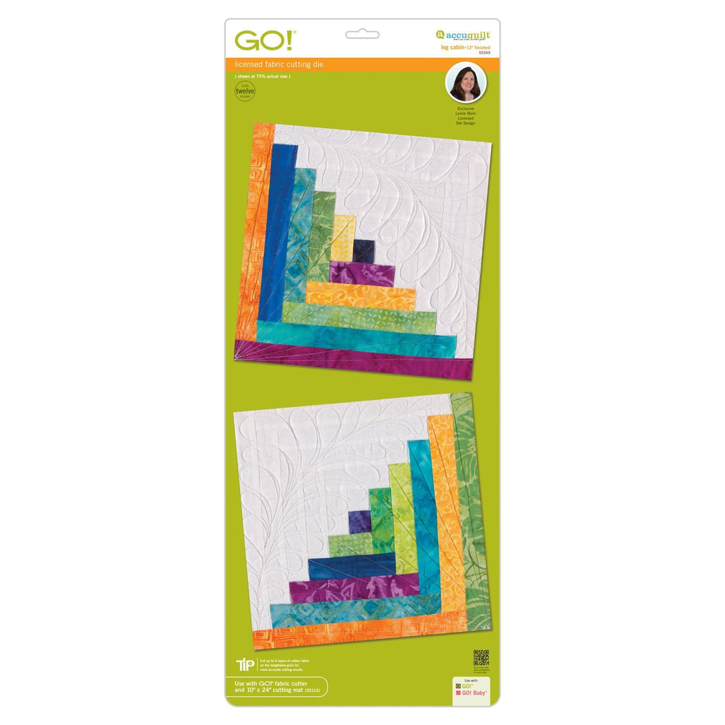 GO! Cabane en rondins de 30 cm (12 po) réalisée par Leslie Main