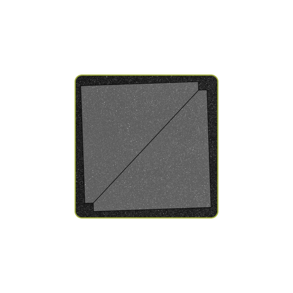 GO! Demi-carré triangle - 4 1/2"
 Carré fini