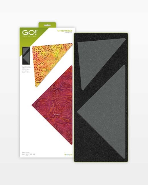 GO! Matrice de pose de triangles - 12"