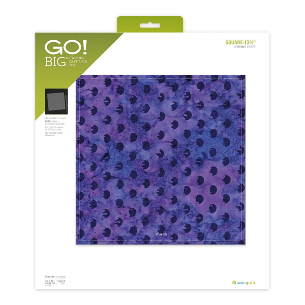 GO! Matrice Big Square-10-1/2" (10" fini)