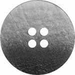 Elan ; Bouton 4 trous, argent, 23 mm