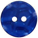 Elan ; Bouton à 2 trous, bleu, 20 mm