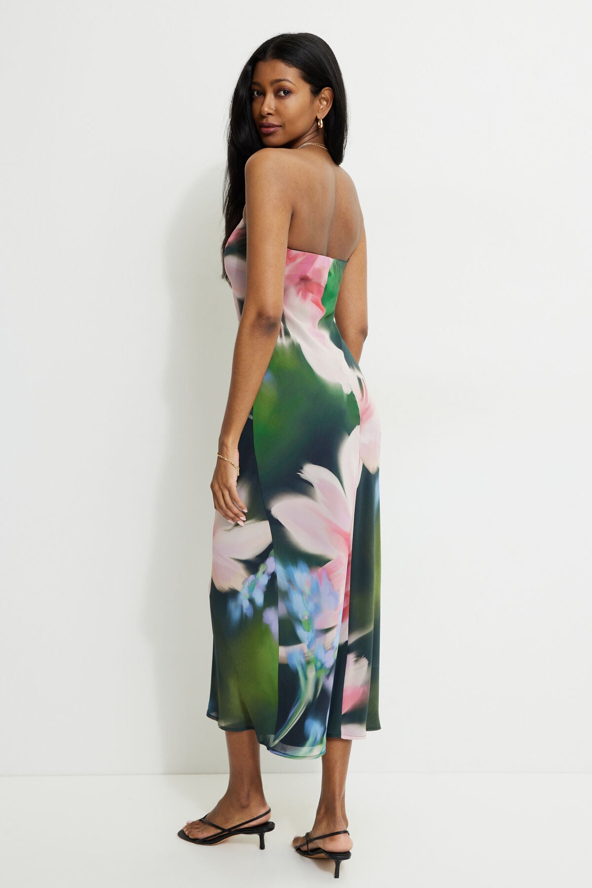 Leah Floral Maxi Tube Dress