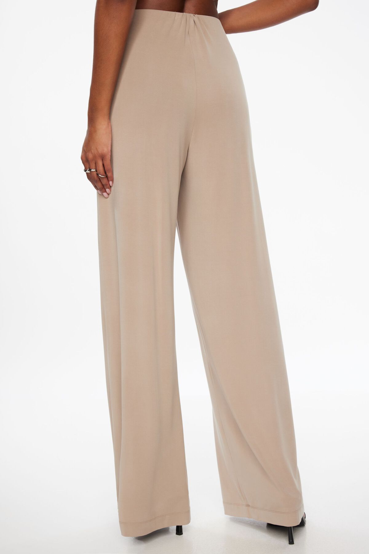 Pantalon large en tricot Malika