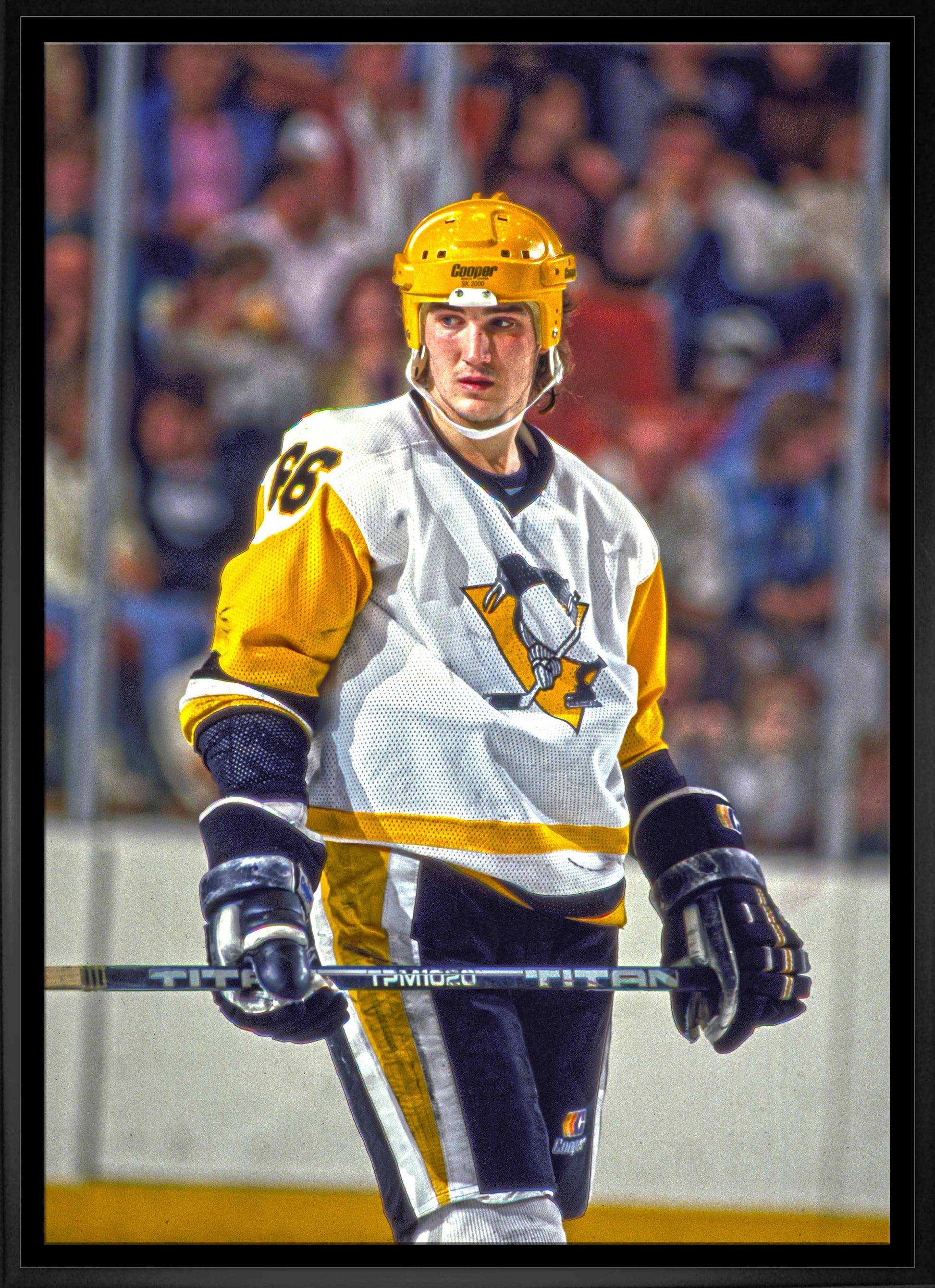 Toile encadrée 20x29 de Mario Lemieux, Penguins de Pittsburgh