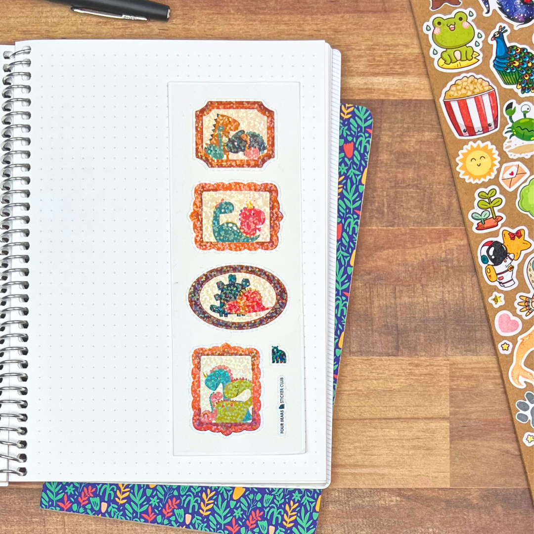 Portraits de famille de dinosaures