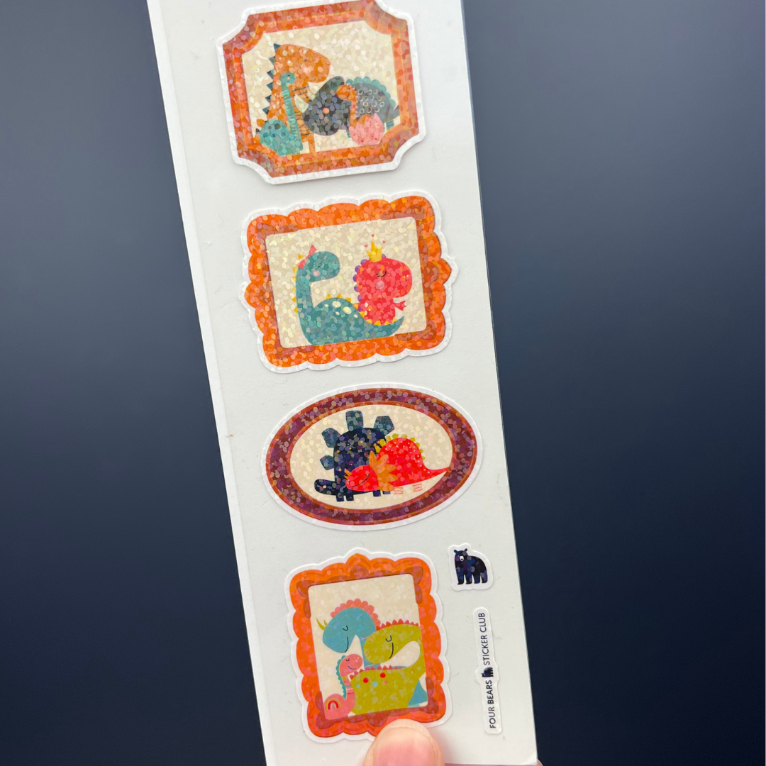 Portraits de famille de dinosaures