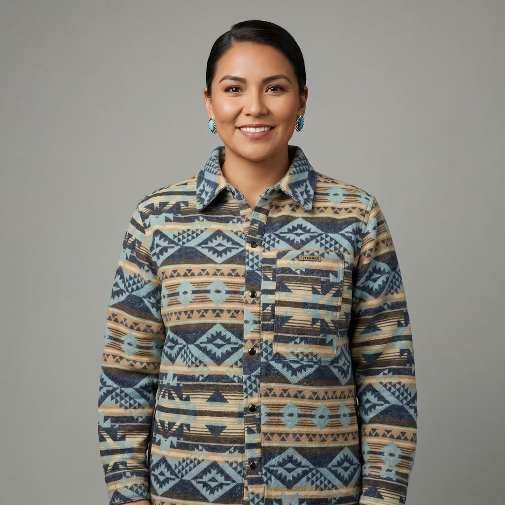 Blue and Cream  Grand Canyon Jacket (Unisex)