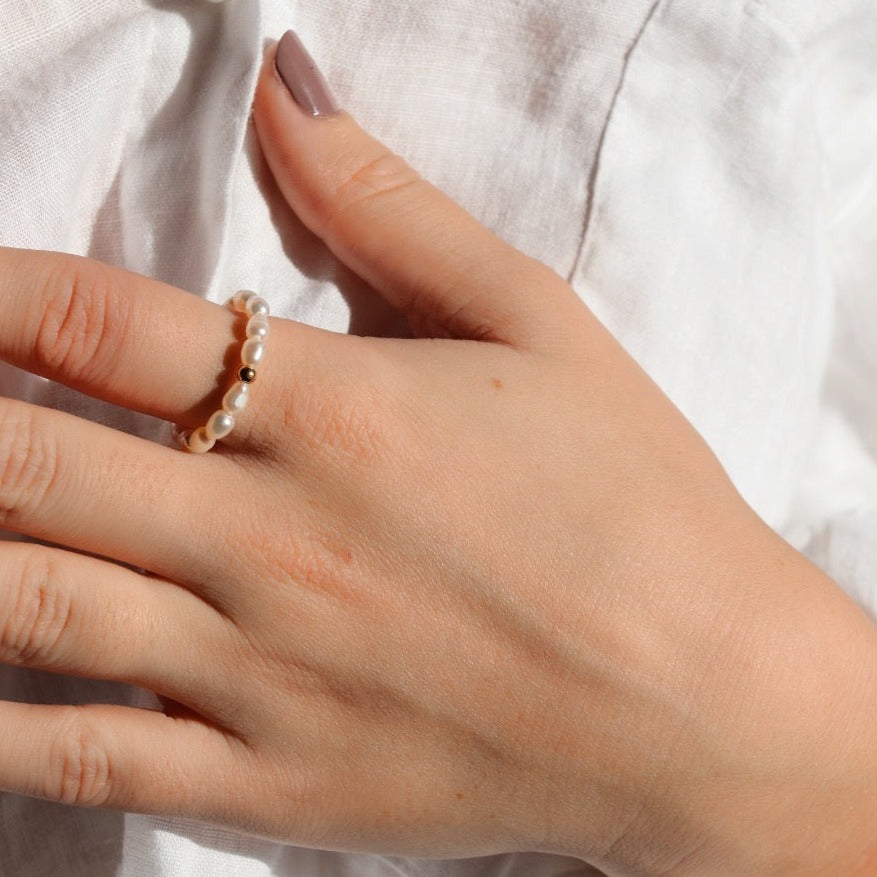 Pearl Adjustable Ring