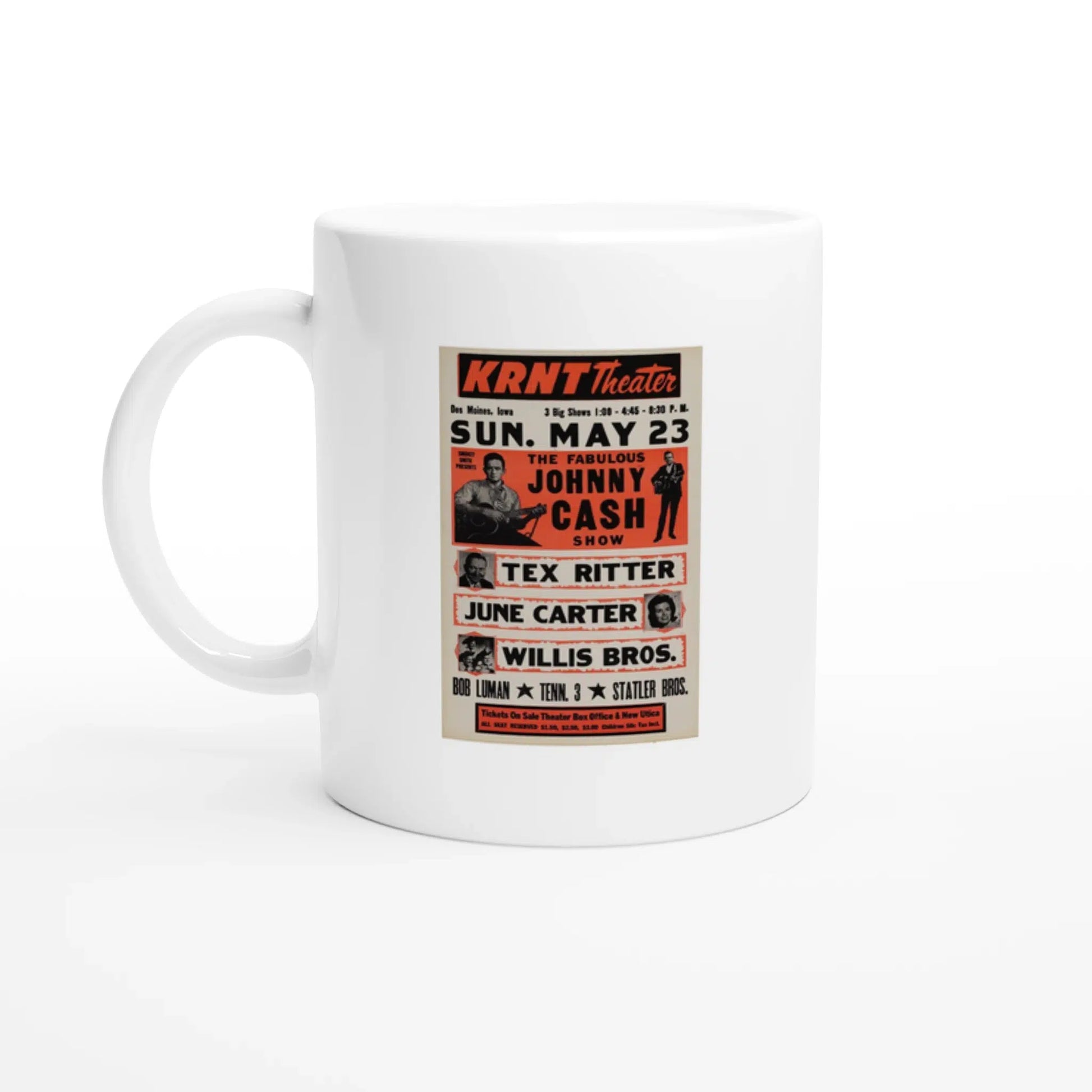Tasse avec affiche de Johnny Cash