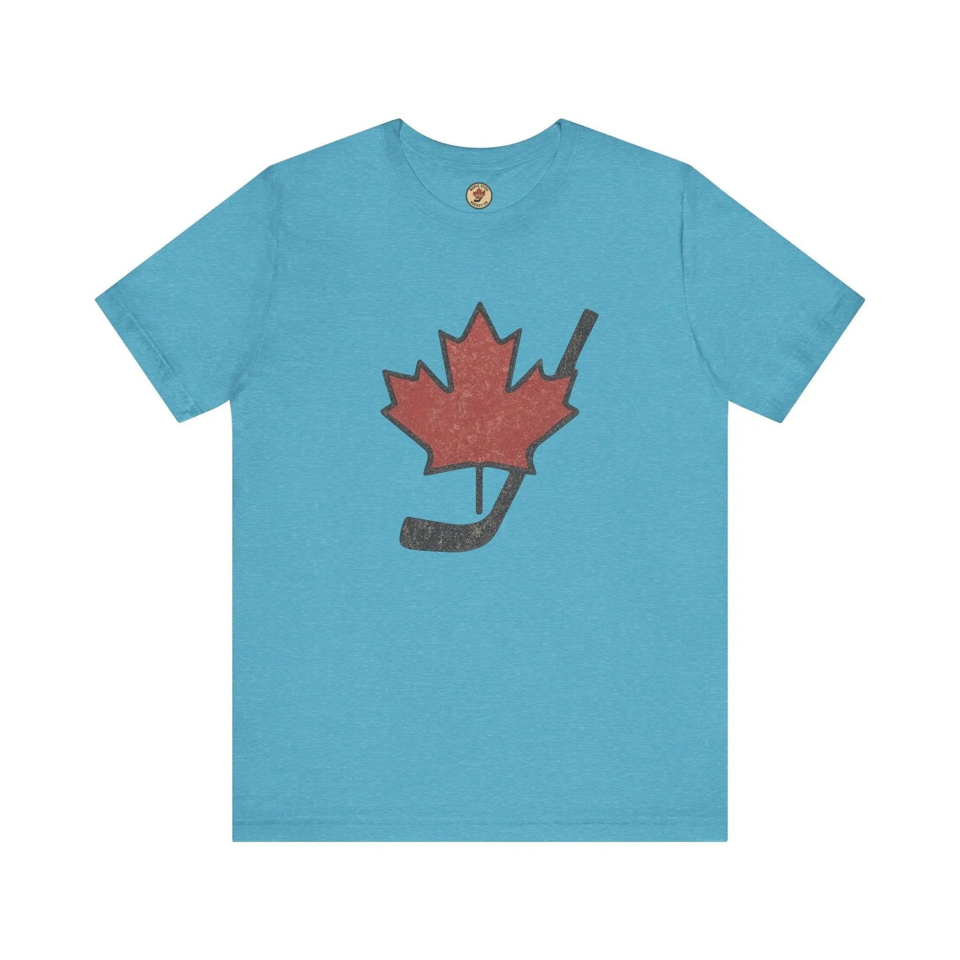 Maple Leaf Hockey Stick T-Shirt – Canadian Pride Shirt