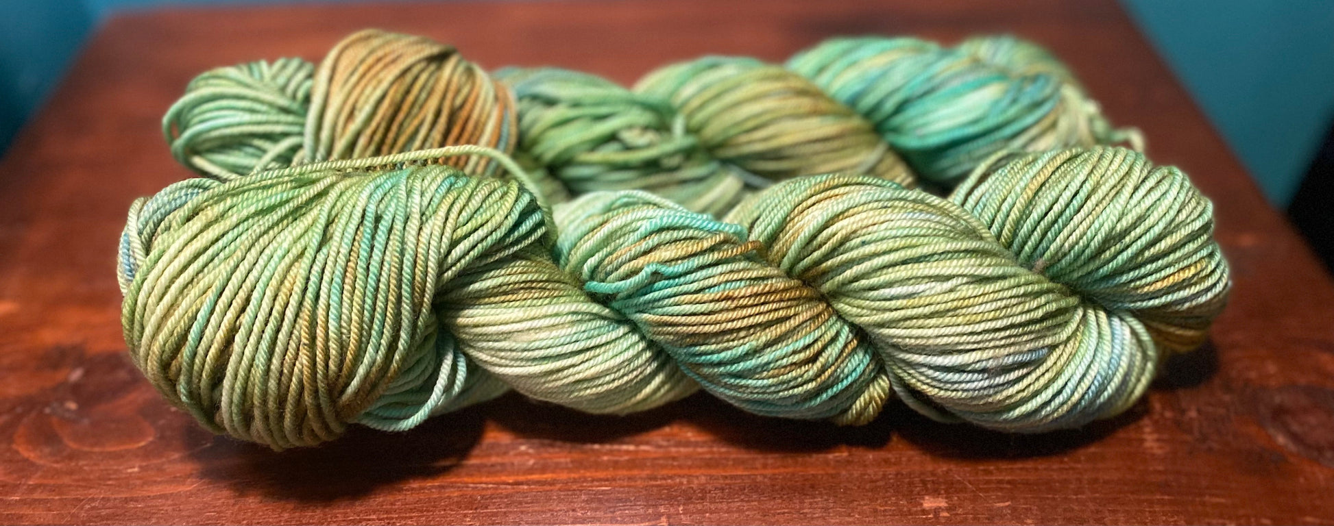 Worsted - Sea Glass - Made In Canada - OOAK