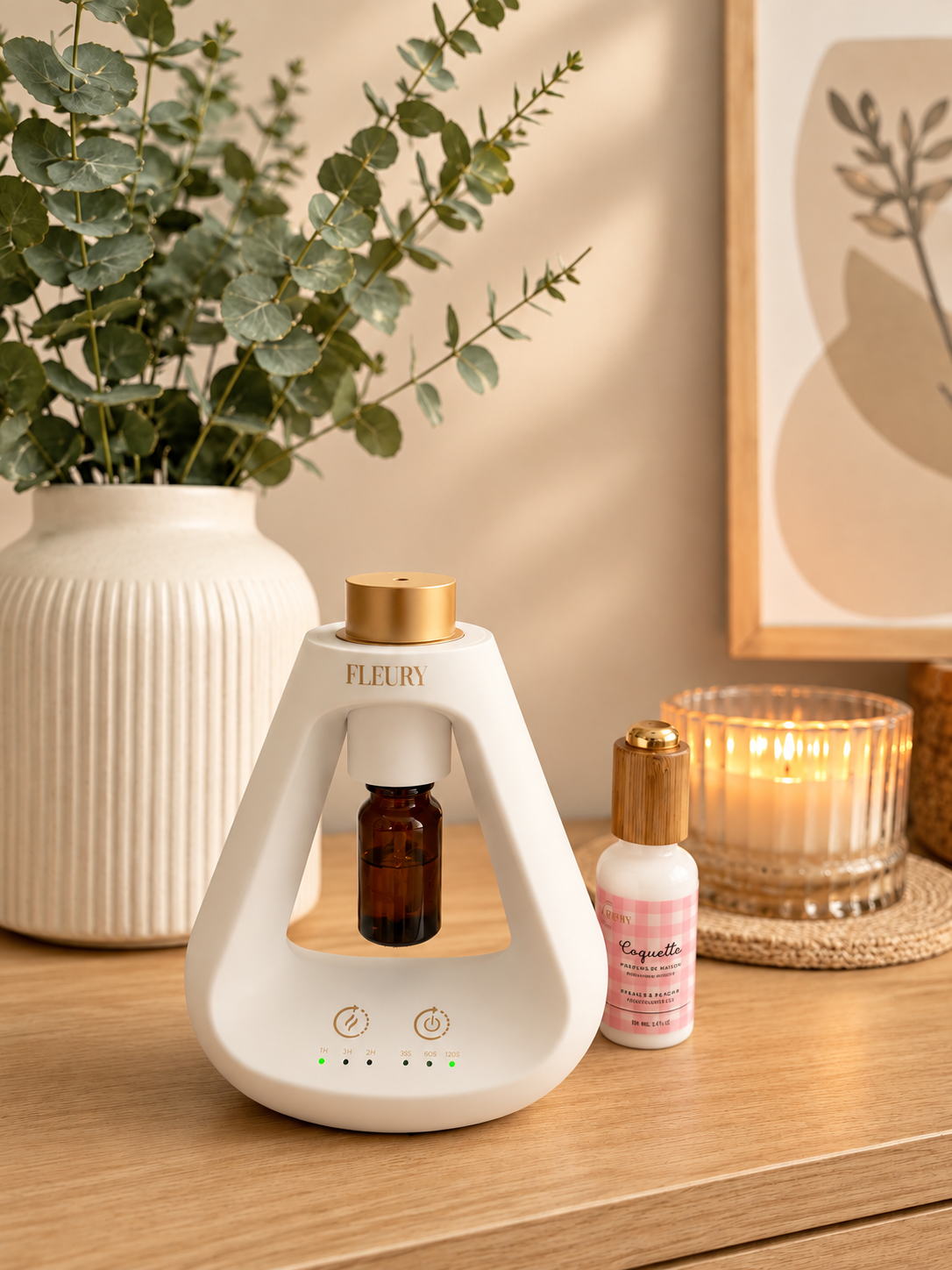 Essential Oil or Scented Nebulizing Diffuser - FLEURY