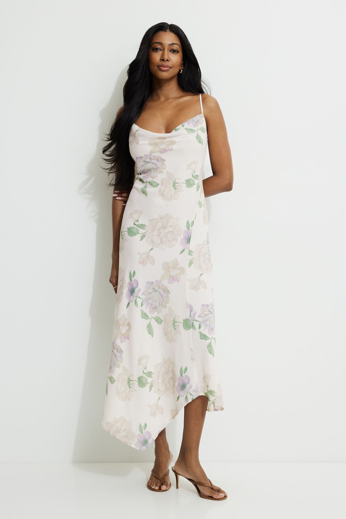 Robe longue asymétrique Celeste