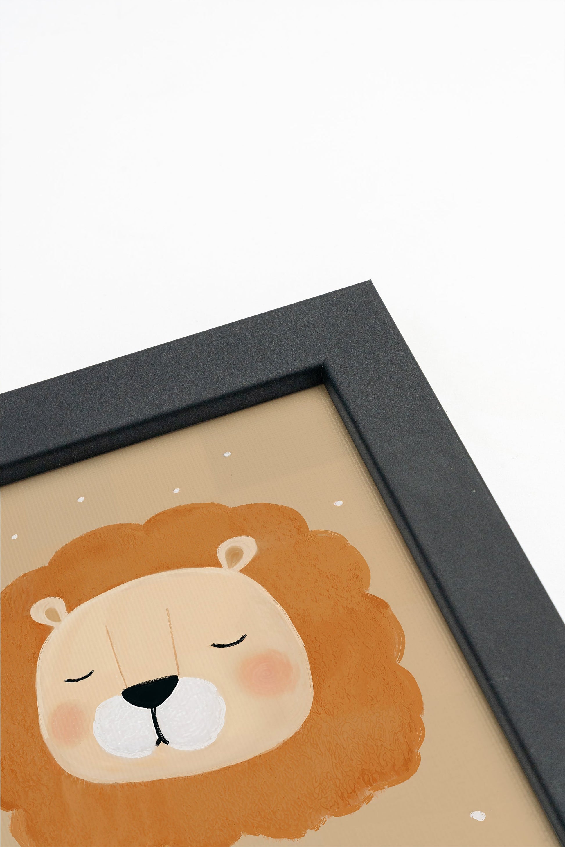 Dream Lion, Framed Canvas