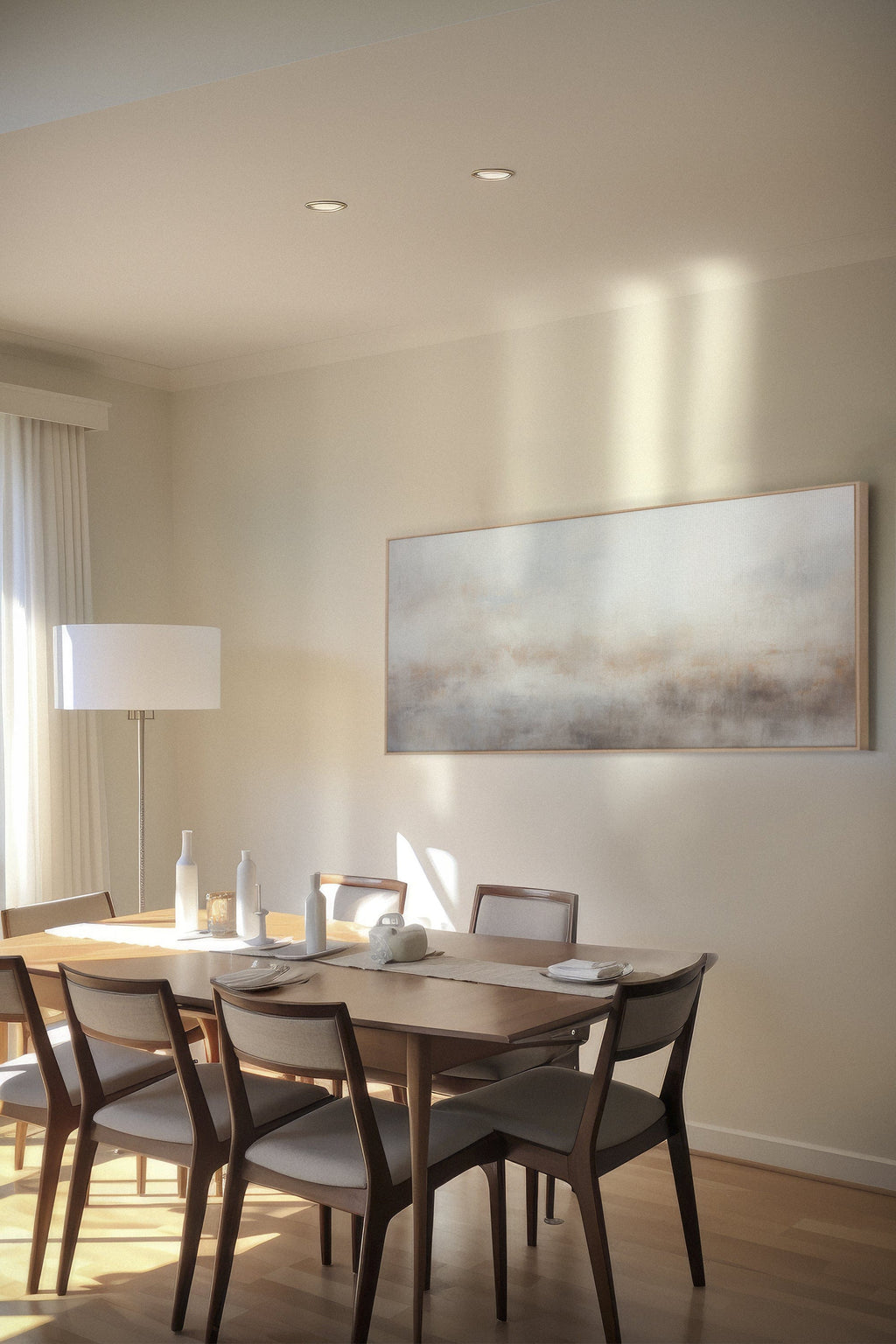 Earthen Mist, Stretched Canvas Artwork