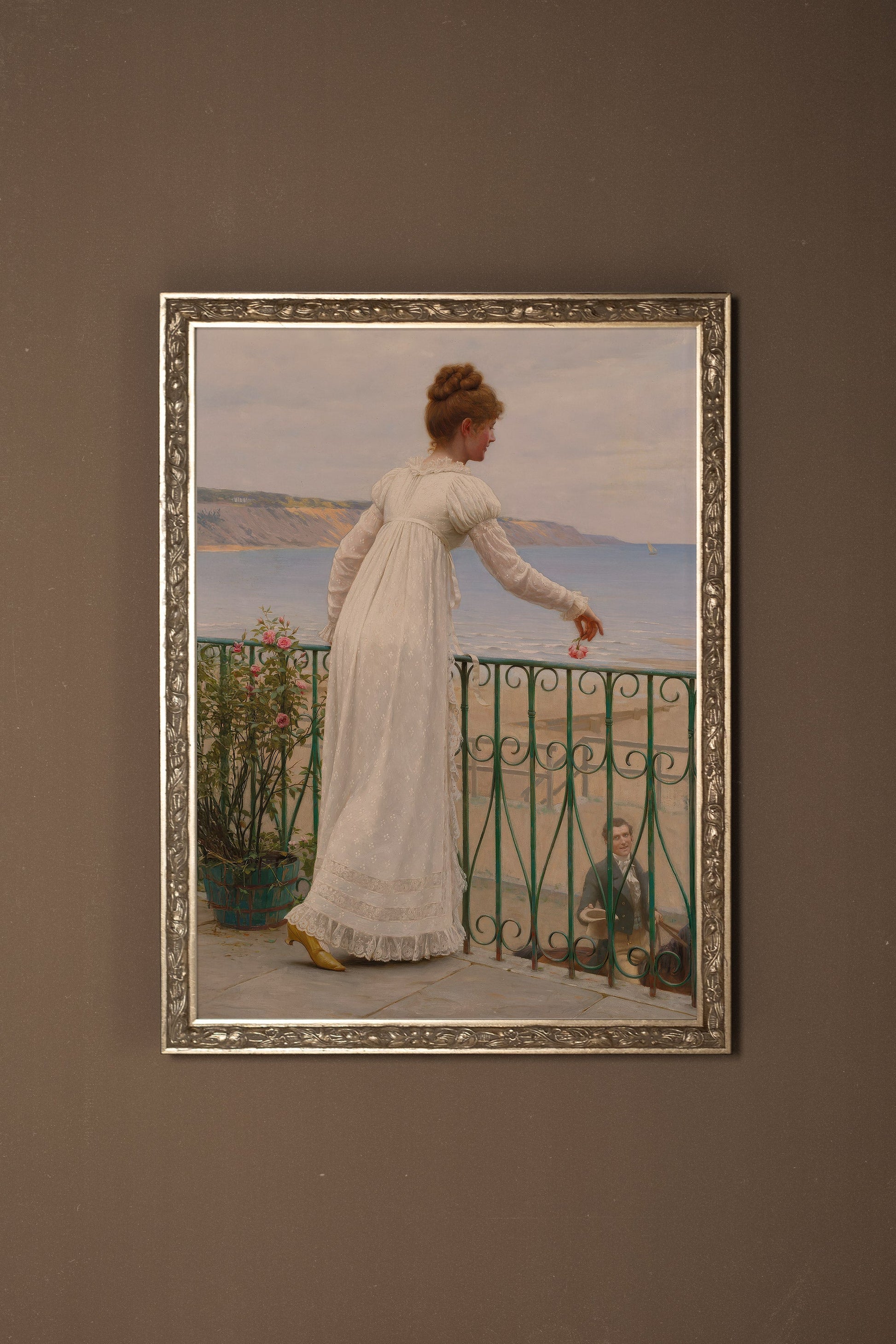 Flower of Destiny, Vintage Silver Frame