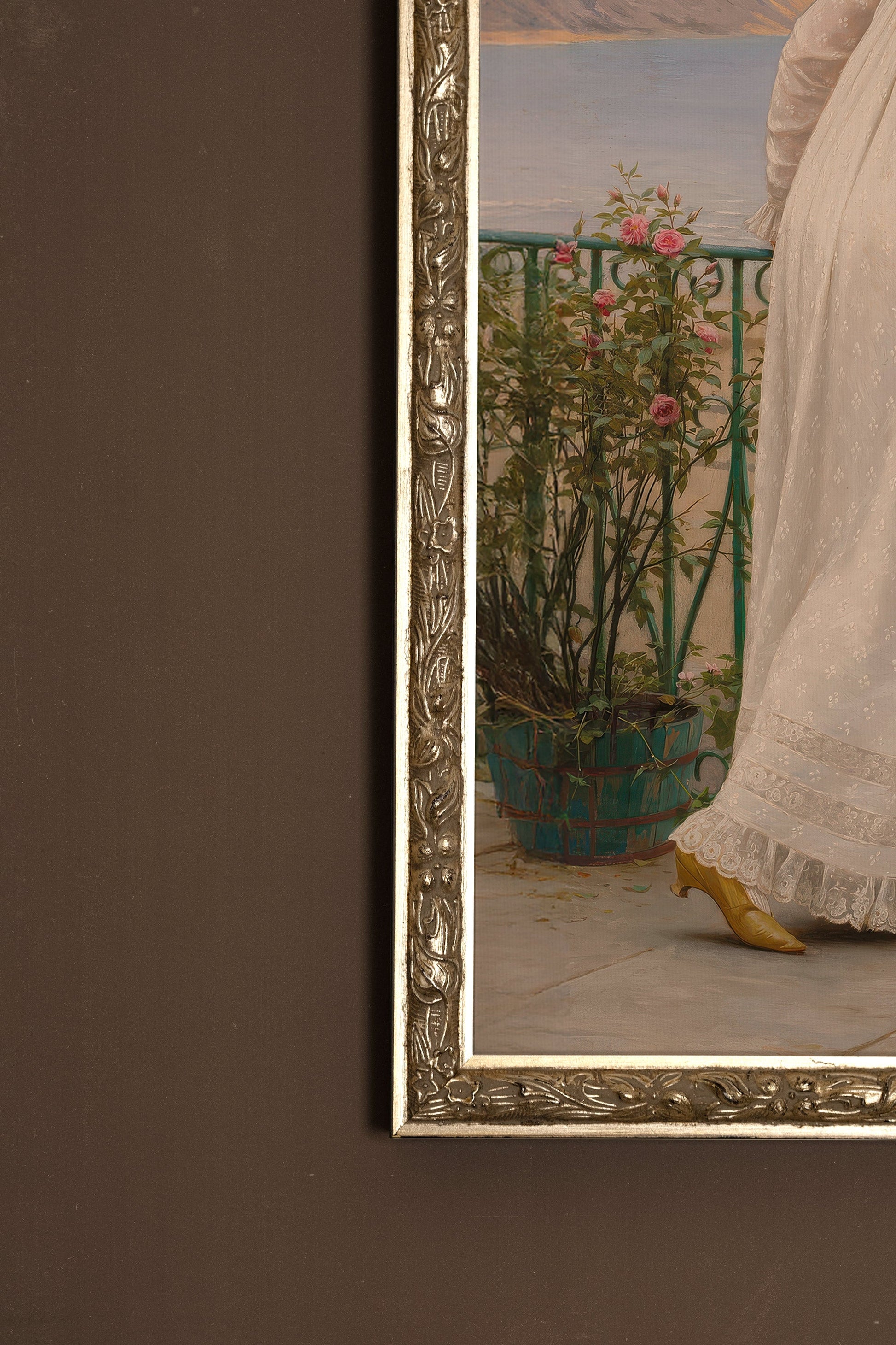 Flower of Destiny, Vintage Silver Frame