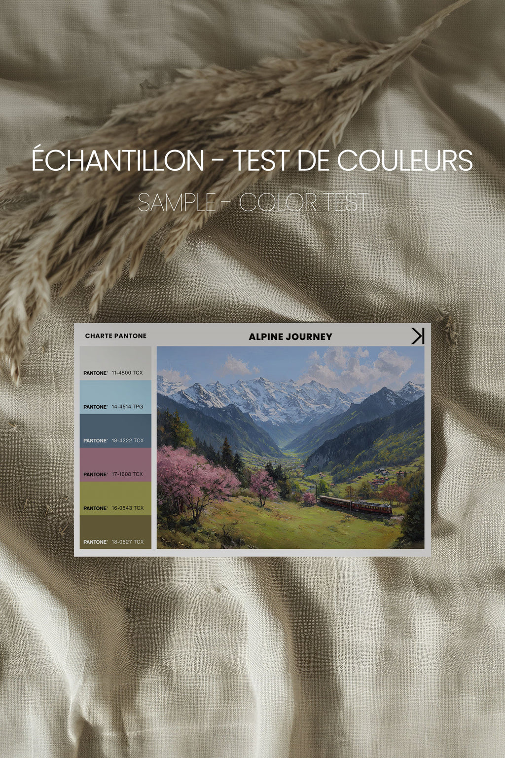 ALPINE JOURNEY, Stretched Canvas Artwork