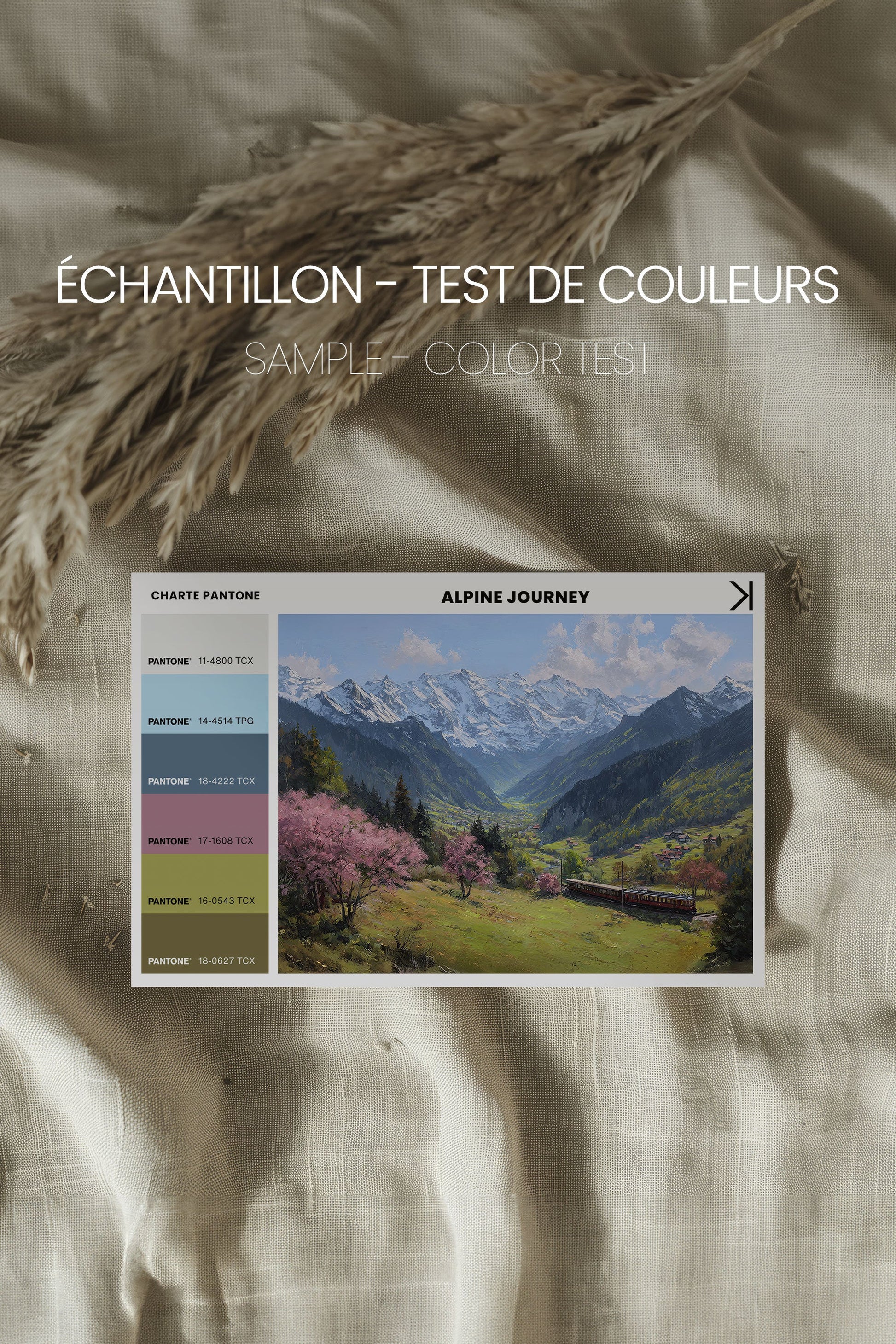ALPINE JOURNEY, Stretched Canvas Artwork