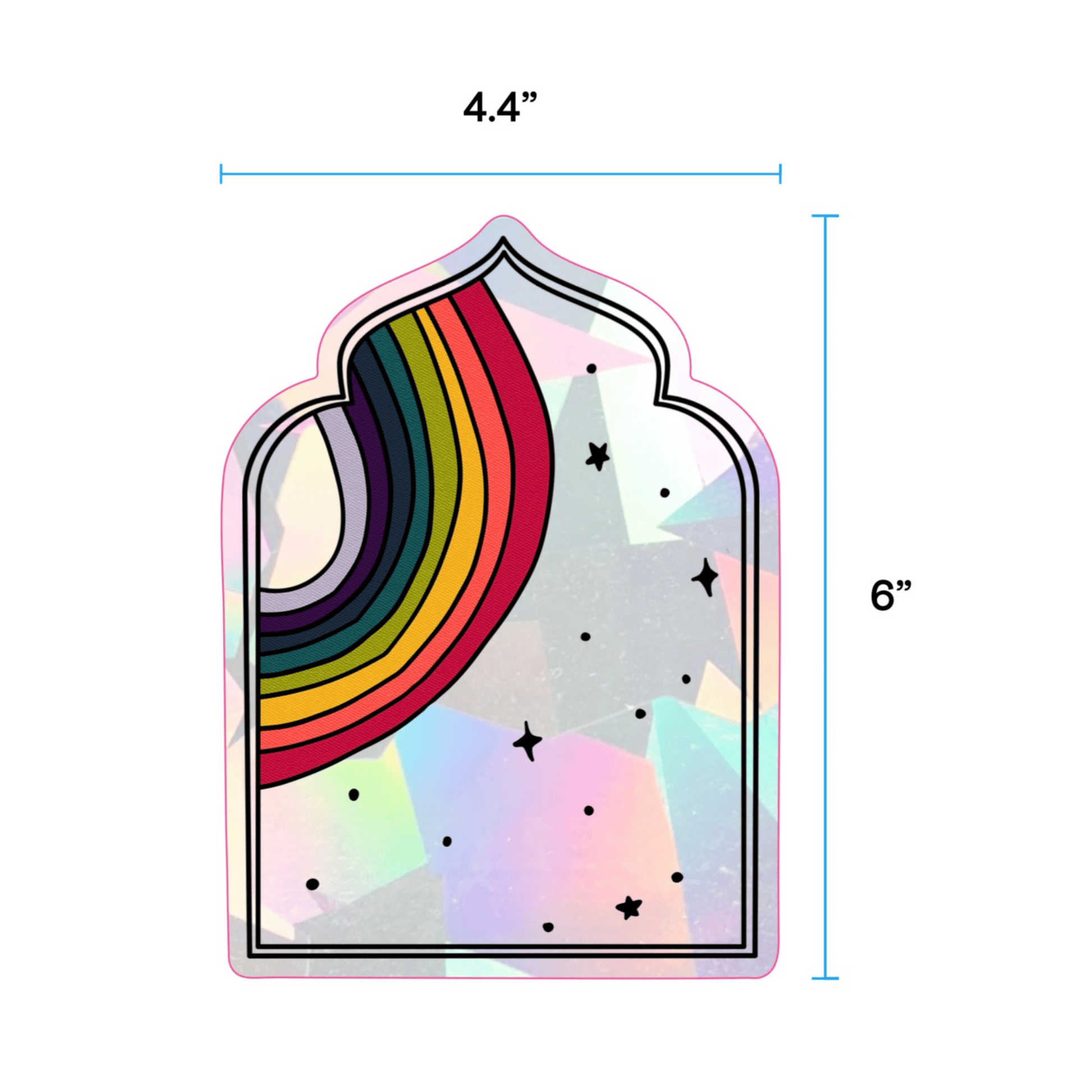 Arabesque Suncatcher Sticker