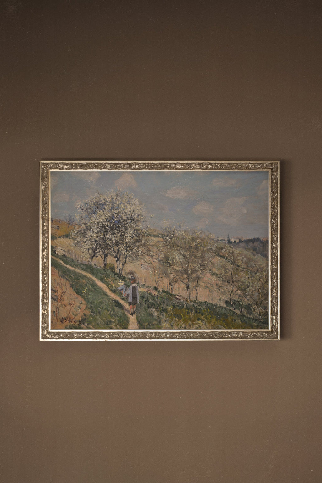 Blooming in Bougival, Vintage Silver Frame