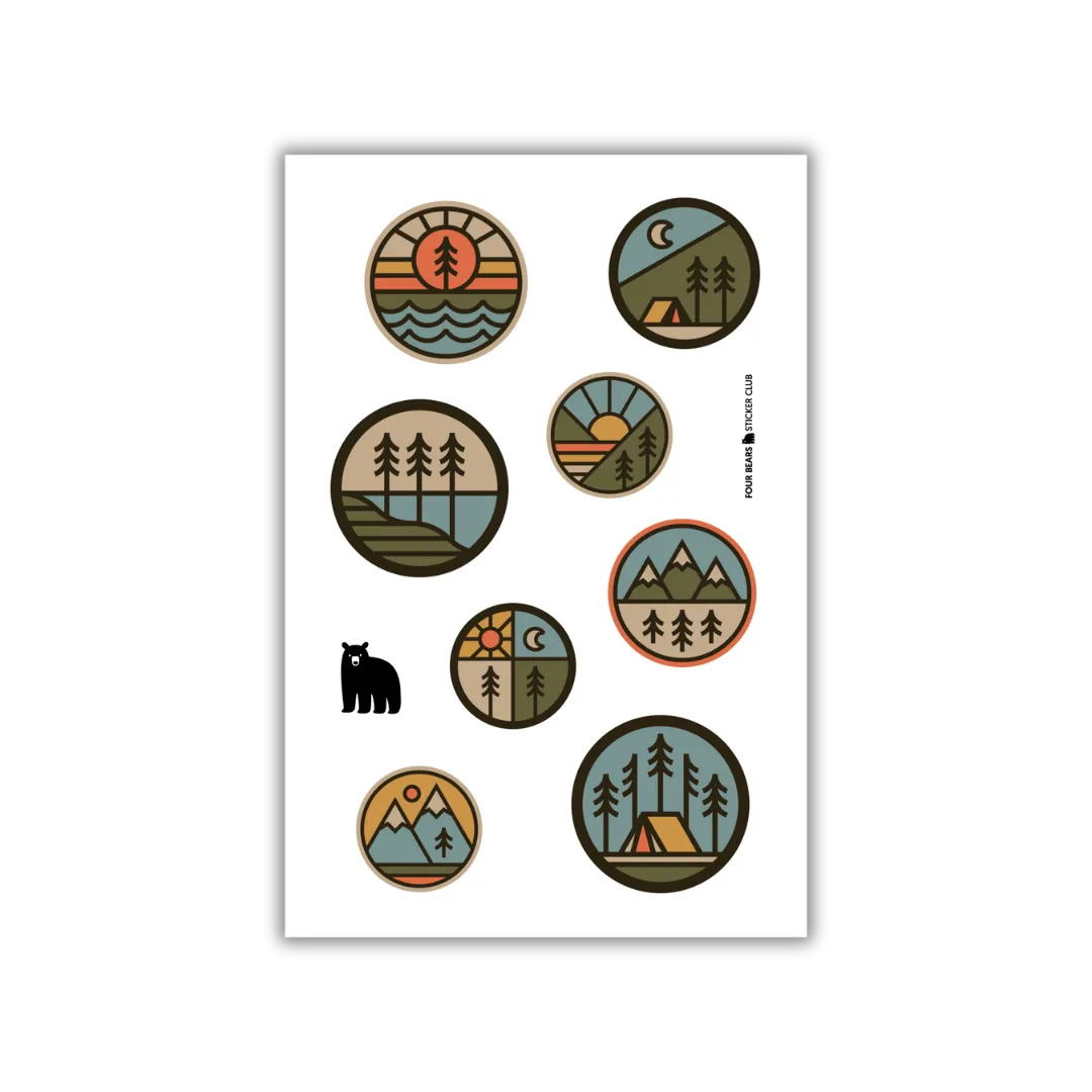 Puffy Camp Badges