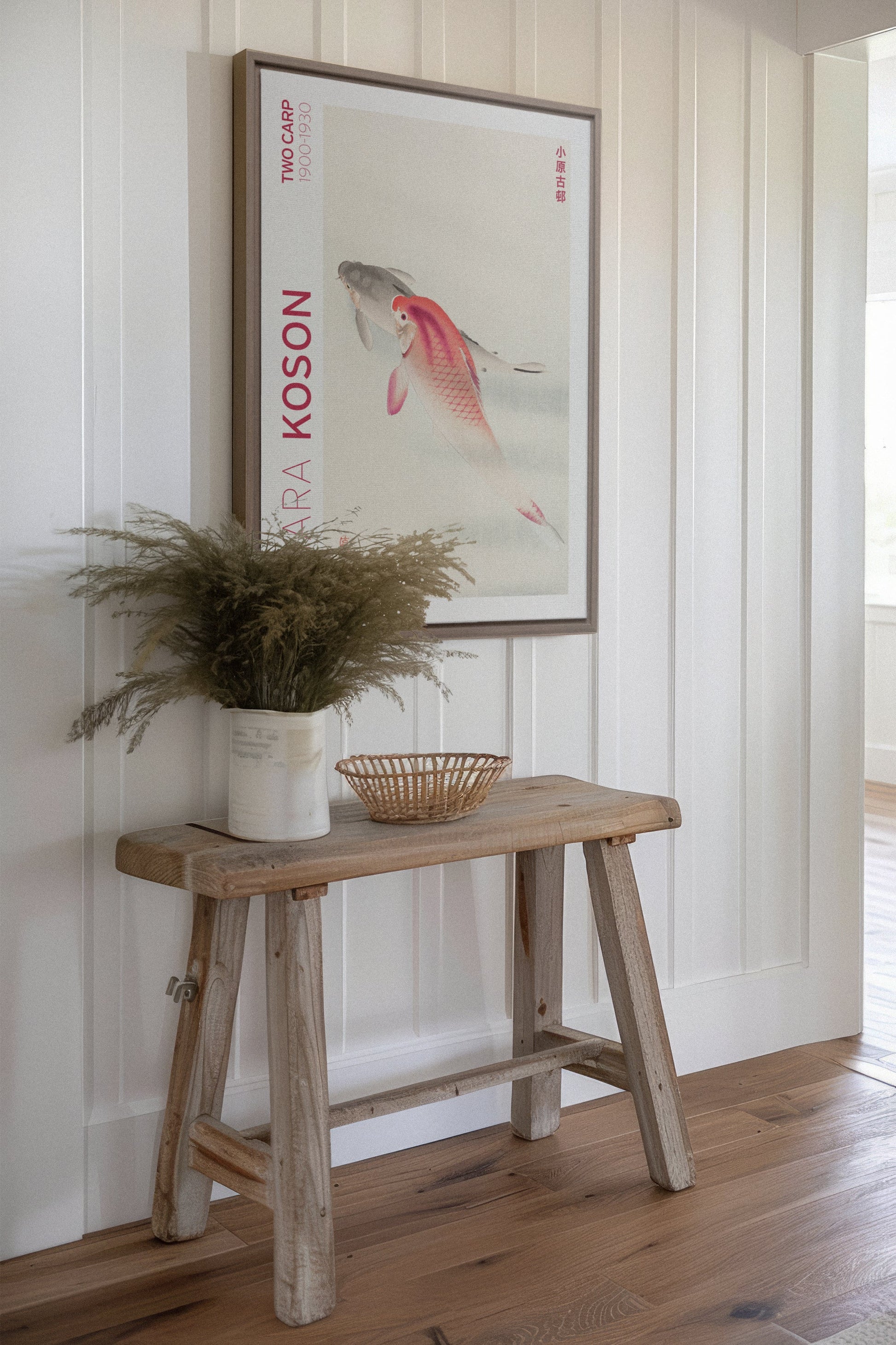 TWO CARP, Stretched Canvas Artwork